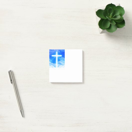 Kruis van Licht Jezus Christus  Christelijk Post-it® Notes (Kantoor)