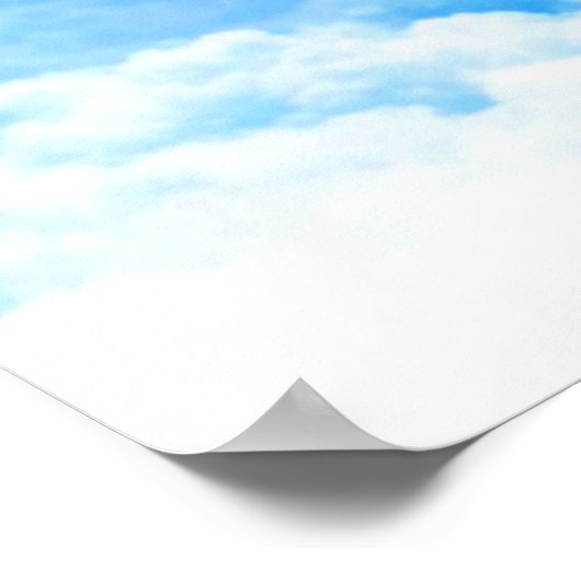 Kruis van Licht Jezus Christus  Christelijk Poster (Hoek)