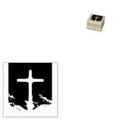Kruis van Licht Jezus Christus  Christelijk Rubberstempel (Gestempeld)