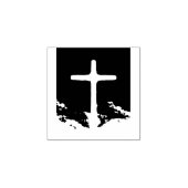 Kruis van Licht Jezus Christus  Christelijk Rubberstempel (Afrduk)