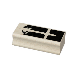 Kruis van Licht Jezus Christus  Christelijk Rubberstempel