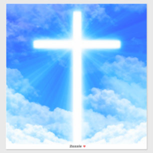 Kruis van Licht Jezus Christus Christelijk Sticker