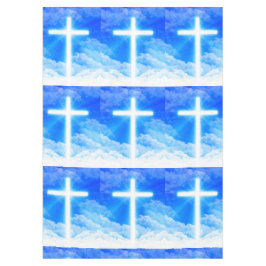 Kruis van Licht Jezus Christus  Christelijk Tafelkleed
