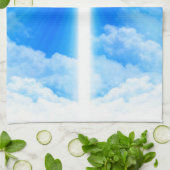 Kruis van Licht Jezus Christus Christelijk Theedoek (Gevouwen)