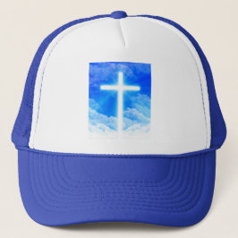 Kruis van Licht Jezus Christus Christelijk Trucker Pet