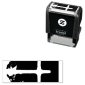 Kruis van Licht Jezus Christus Christelijk Zelfinktende Stempel (In situ)