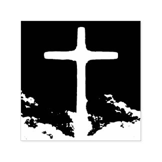 Kruis van Licht Jezus Christus Christelijk Zelfinktende Stempel