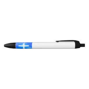 Kruis van Licht Jezus Christus  Christelijk Zwarte Inkt Pen