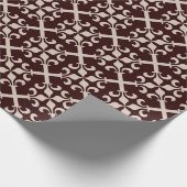 Kruis van Lilies Pattern Cadeaupapier (Hoek)