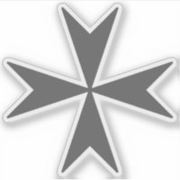 Kruis van Malta (grijs)
