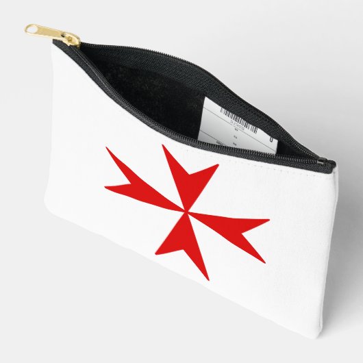 Kruis van Malta (rood) Etui (Open)