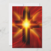 Kruis van onze Heer en Savior, Jezus Christus Kaart (Achterkant)