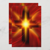 Kruis van onze Heer en Savior, Jezus Christus Kaart (Voorkant / Achterkant)