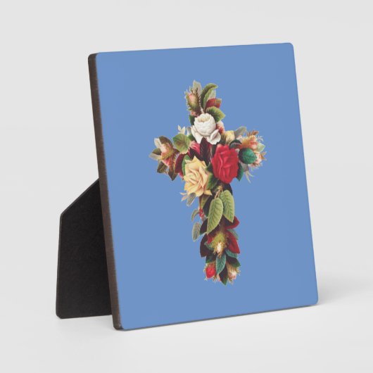 Kruis van Rozen Fotoplaat (Voorkant)