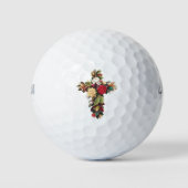 Kruis van Rozen Golfballen (Voorkant)