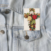 Kruis van rozen, illustratie uit het Victoriaans t Button (Insitu)