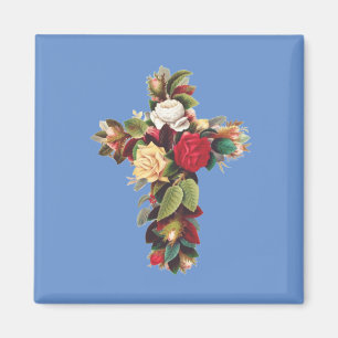 Kruis van Rozen Magneet