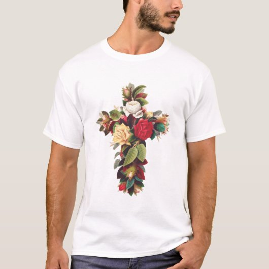 Kruis van Rozen T-shirt (Voorkant)