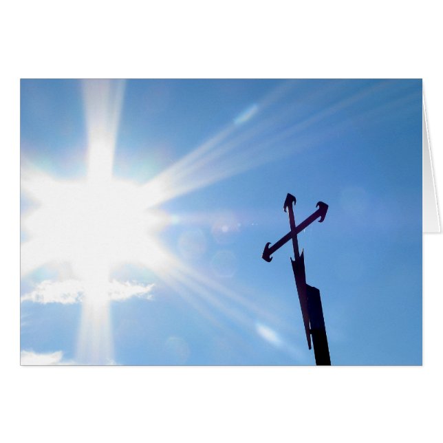 Kruis van Saint James Card (Voorkant Horizontaal)