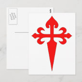 kruis van Santiago Briefkaart (Voorkant / Achterkant)