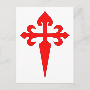 kruis van Santiago Briefkaart