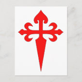 kruis van Santiago Briefkaart (Voorkant)