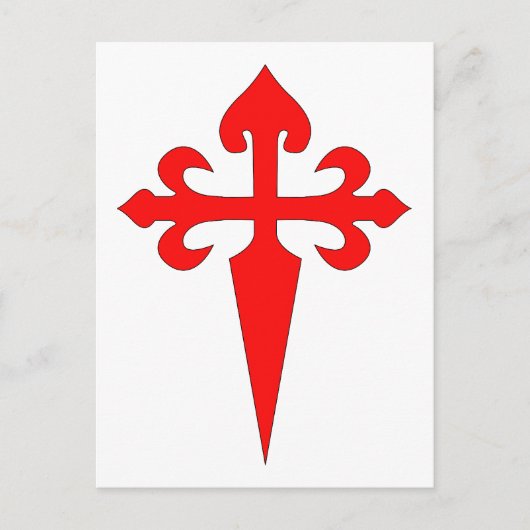 kruis van Santiago Briefkaart (Voorkant)
