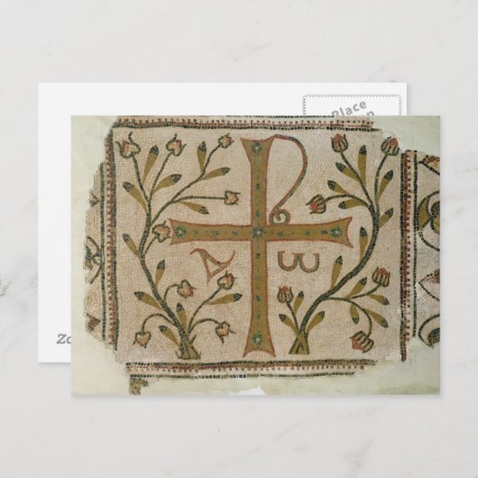 Kruis van Sbeitla, van Basiliek van Henchir Ali Briefkaart (Voorkant / Achterkant)