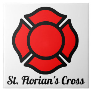 Kruis van Sint-Florian Tegeltje