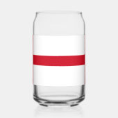 Kruis van St. George ~ Vlag van Engeland Blikvorm Glas (Links)