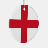Kruis van St. George ~ Vlag van Engeland Keramisch Ornament (Rechts)