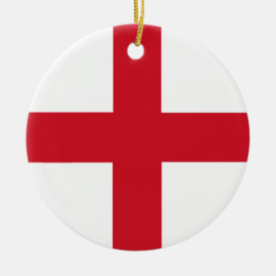 Kruis van St. George ~ Vlag van Engeland Keramisch Ornament