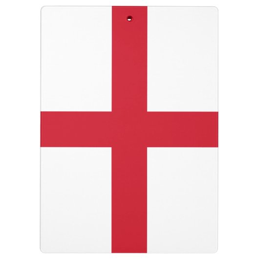 Kruis van St. George ~ Vlag van Engeland Klembord (Achterkant)