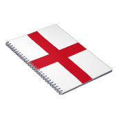 Kruis van St. George ~ Vlag van Engeland Notitieboek (Rechterzijde)