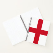 Kruis van St. George ~ Vlag van Engeland Notitieboek (Binnen)