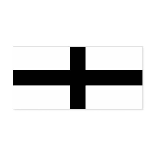 Kruis van St. George ~ Vlag van Engeland Rubberstempel (Afrduk)