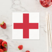 Kruis van St. George ~ Vlag van Engeland Servet (Insitu)