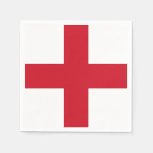 Kruis van St. George ~ Vlag van Engeland Servet
