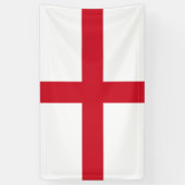 Kruis van St. George ~ Vlag van Engeland Spandoek (Verticaal)