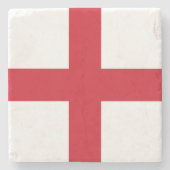 Kruis van St. George ~ Vlag van Engeland Stenen Onderzetter (Voorkant)