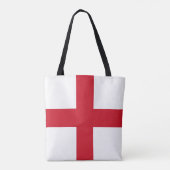 Kruis van St. George ~ Vlag van Engeland Tote Bag (Achterkant)