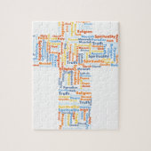 Kruis van woorden legpuzzel (Verticaal)