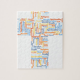 Kruis van woorden legpuzzel