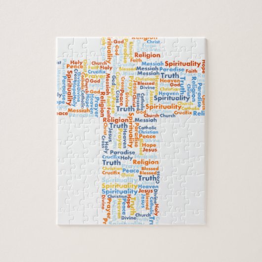 Kruis van woorden legpuzzel (Verticaal)