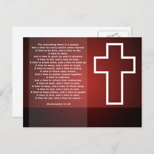 Kruis & Verse Briefkaart (Voorkant / Achterkant)