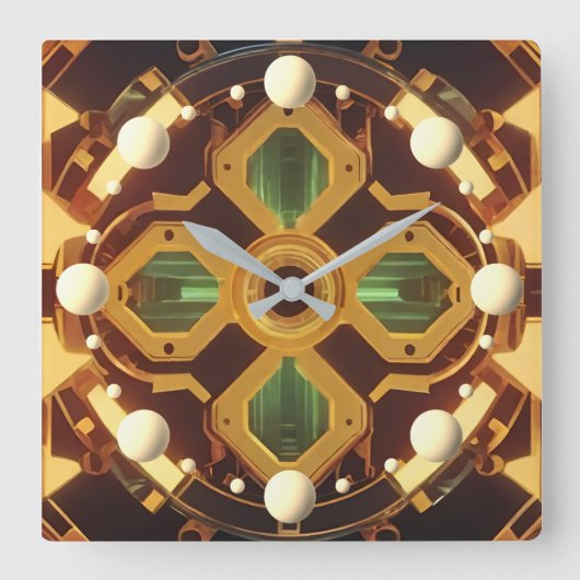 kruis vierkante klok (Voorkant)