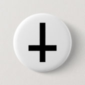 Kruisantichrist Ronde Button 5,7 Cm (Voorkant)