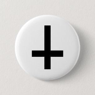 Kruisantichrist Ronde Button 5,7 Cm