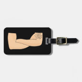 Kruisarmen Bagagelabel (Voorkant horizontaal)