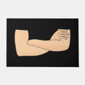 Kruisarmen Deurmat (Voorkant)